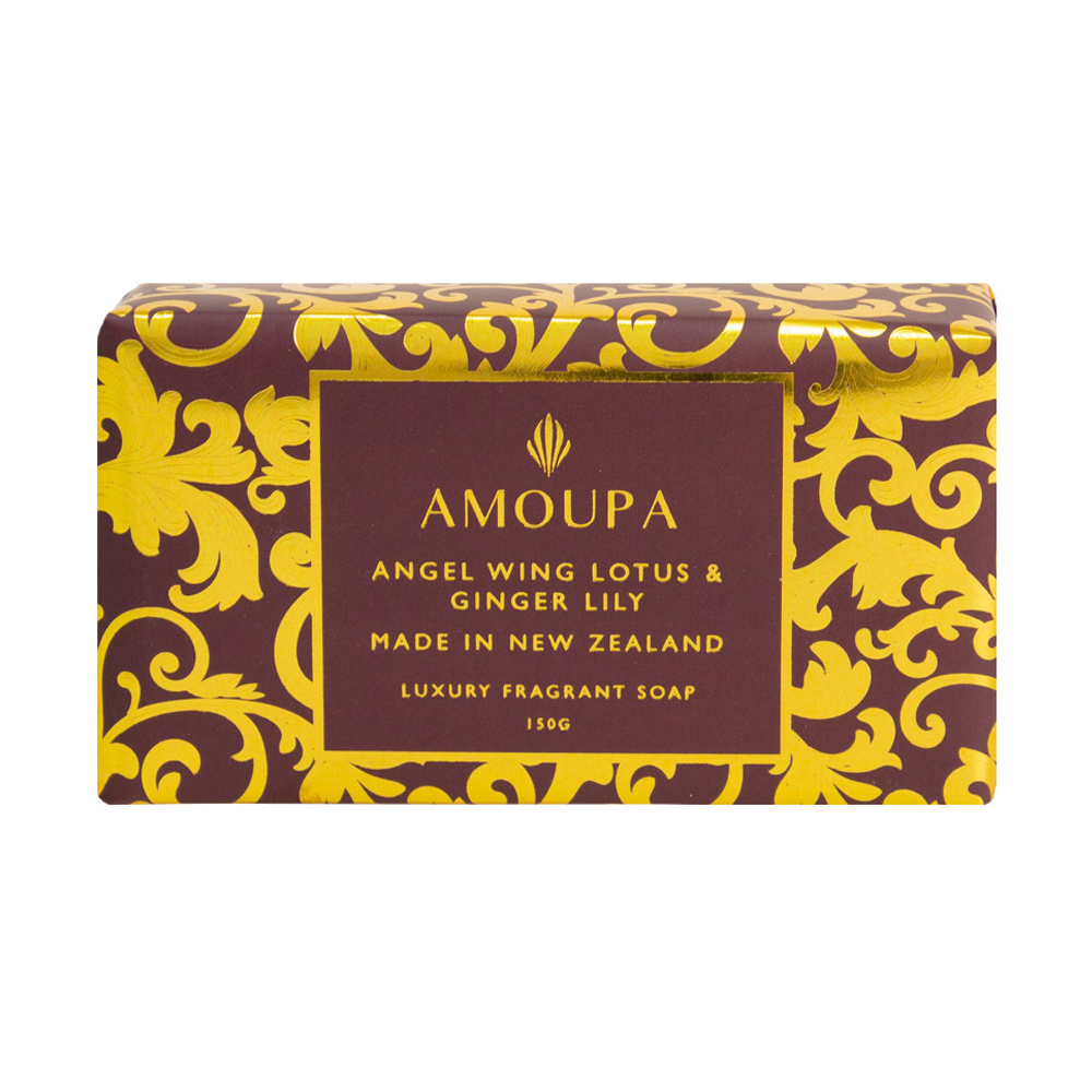AMOURA LUXURY SOAP - ANGEL WING LOTUS & GINGER LILY 150G